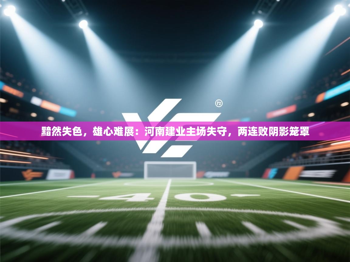 黯然失色,雄心难展:河南建业主场失守,两连败阴影笼罩 第1张